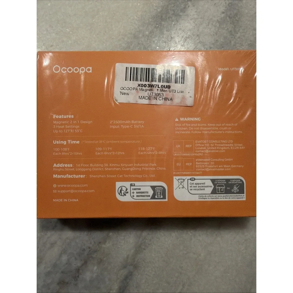 OCOOPA Magnetic Rechargeable  Hand Warmers Electric Pocket-sized UT3 Lite